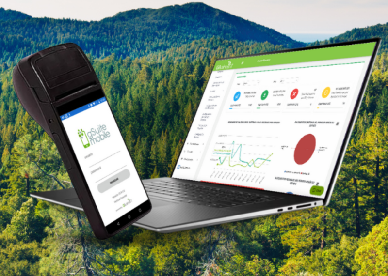 Equipo con sistema de gSuite.mobile forestal